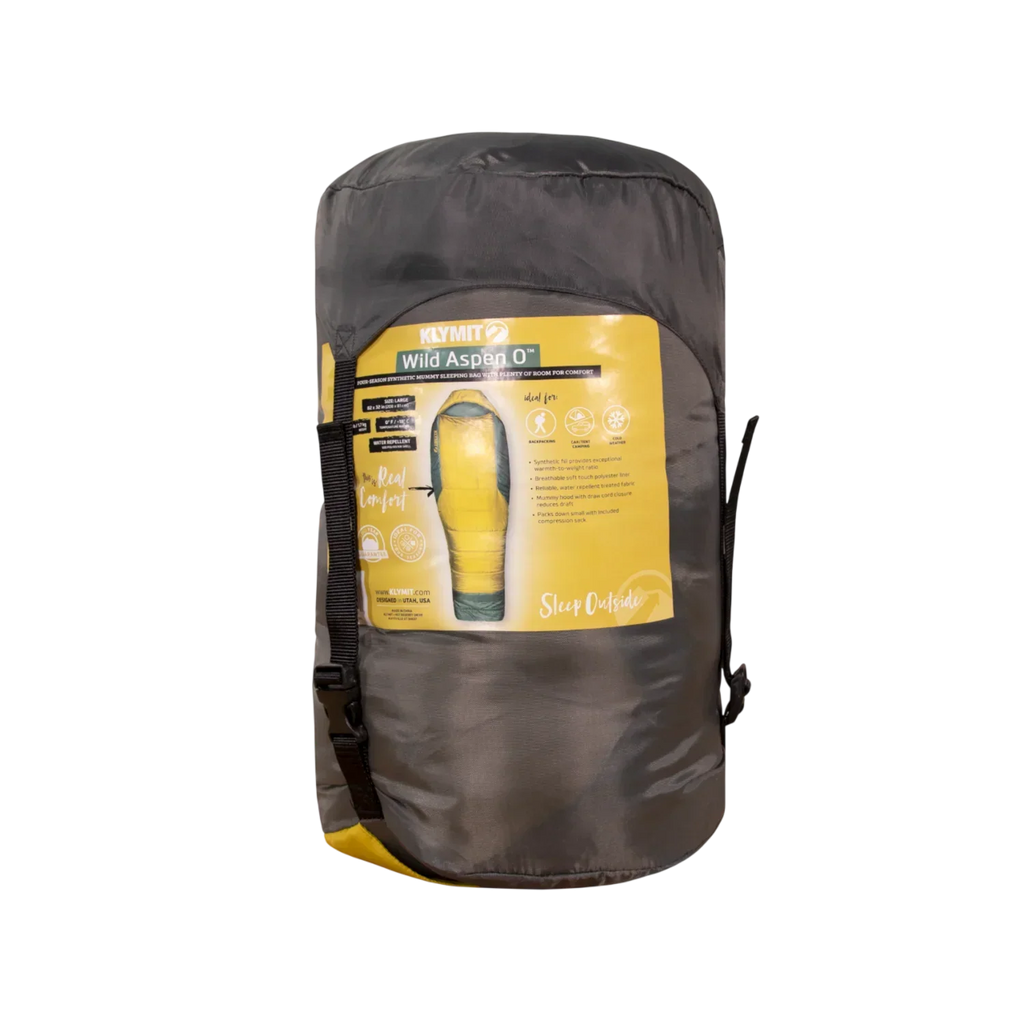 Klymit Wild Aspen 0 Large Sleeping Bag - Warm Olive