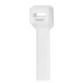 Pacer 11" Cable Tie - Natural Color - 50lb Tensile Strength - 3" Bundle Diameter - 100 Piece Bag
