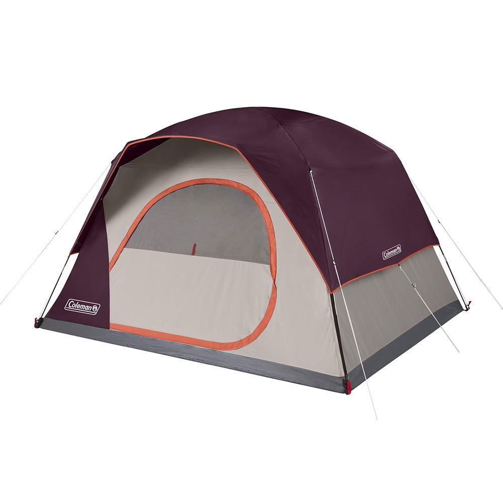Coleman Skylodge 6-Person Instant Camping Tent - Blackberry