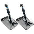 Smart Tabs SX Trim Tabs by Lectrotab 9.5" x 10" f/16'-18' Boats w/60lb Actuators - 60-150HP - Gunmetal Grey