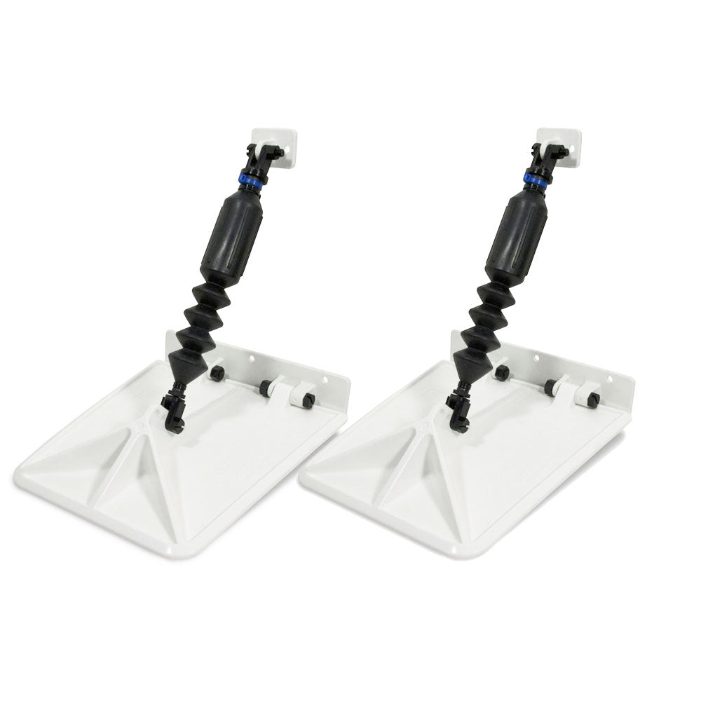 Smart Tabs SX Trim Tabs by Lectrotab 9.5 x 10 f/12'-16 Boat w/40 - 80HP - White