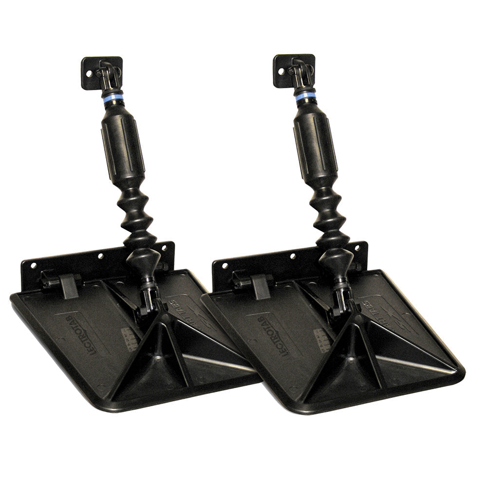 Smart Tab SX Composite Trim Tabs by Lectrotab 9.5 x 10 f/15'-18 Boat w/60 - 135HP - Black