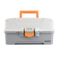 Plano Three-Tray Tackle Box - Light Grey/Dark Grey
