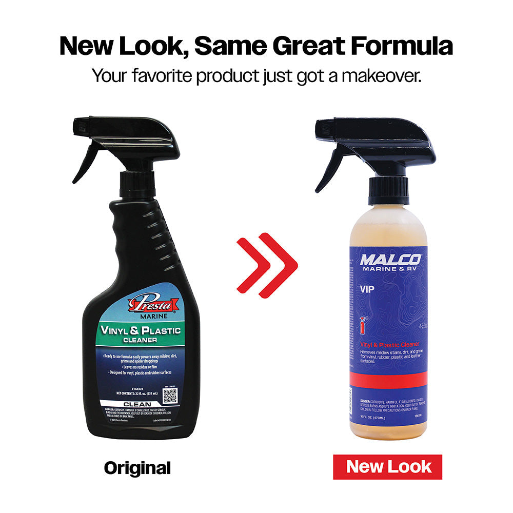 Malco VIP Vinyl  Plastic Cleaner - 16oz