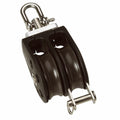 Barton Size 3 45mm Plain Bearing Pulley Block Double Swivel  Becket