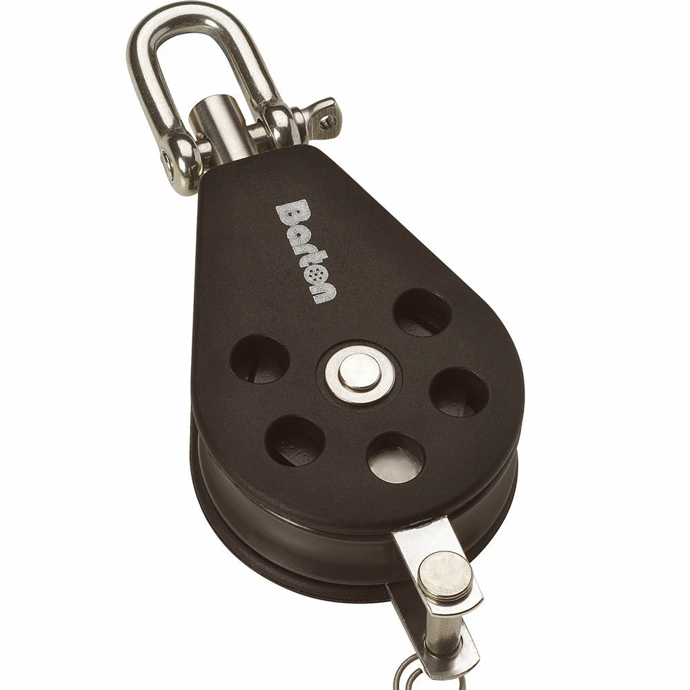 Barton Size 1 30mm Plain Bearing Pulley Block Single Swivel  Becket