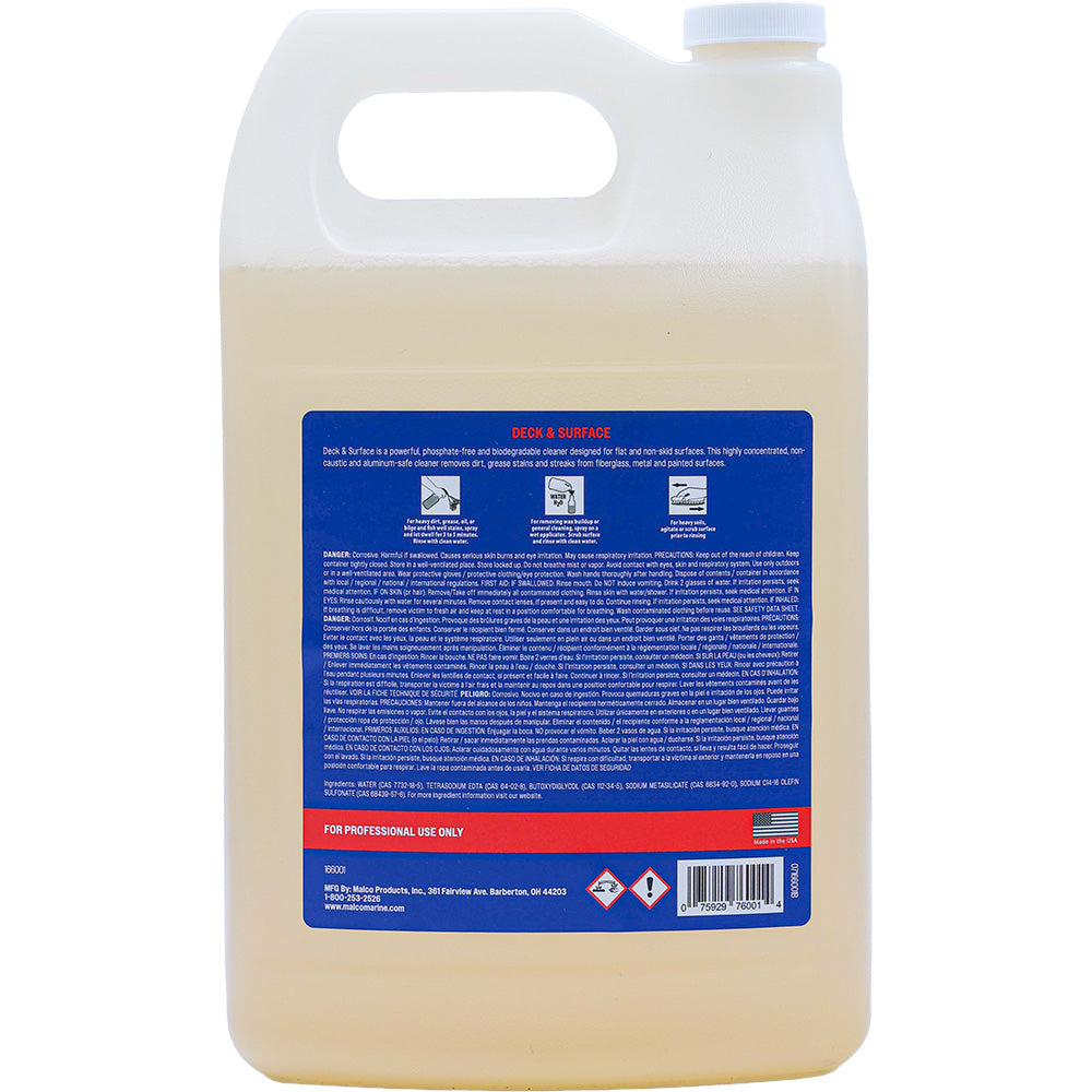 Malco Deck  Surface Spray All Purpose Cleaner - 1 Gallon