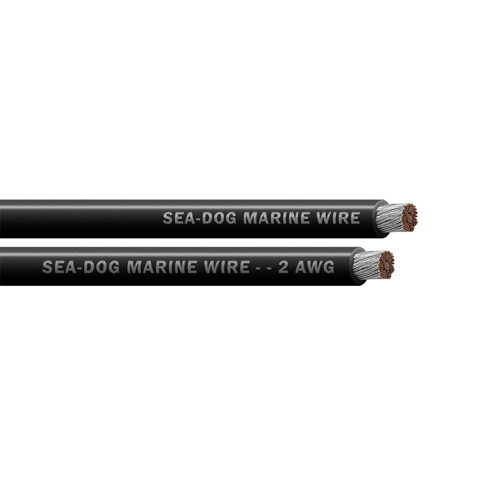 Sea-Dog 2 AWG Black Battery Cable - 400'