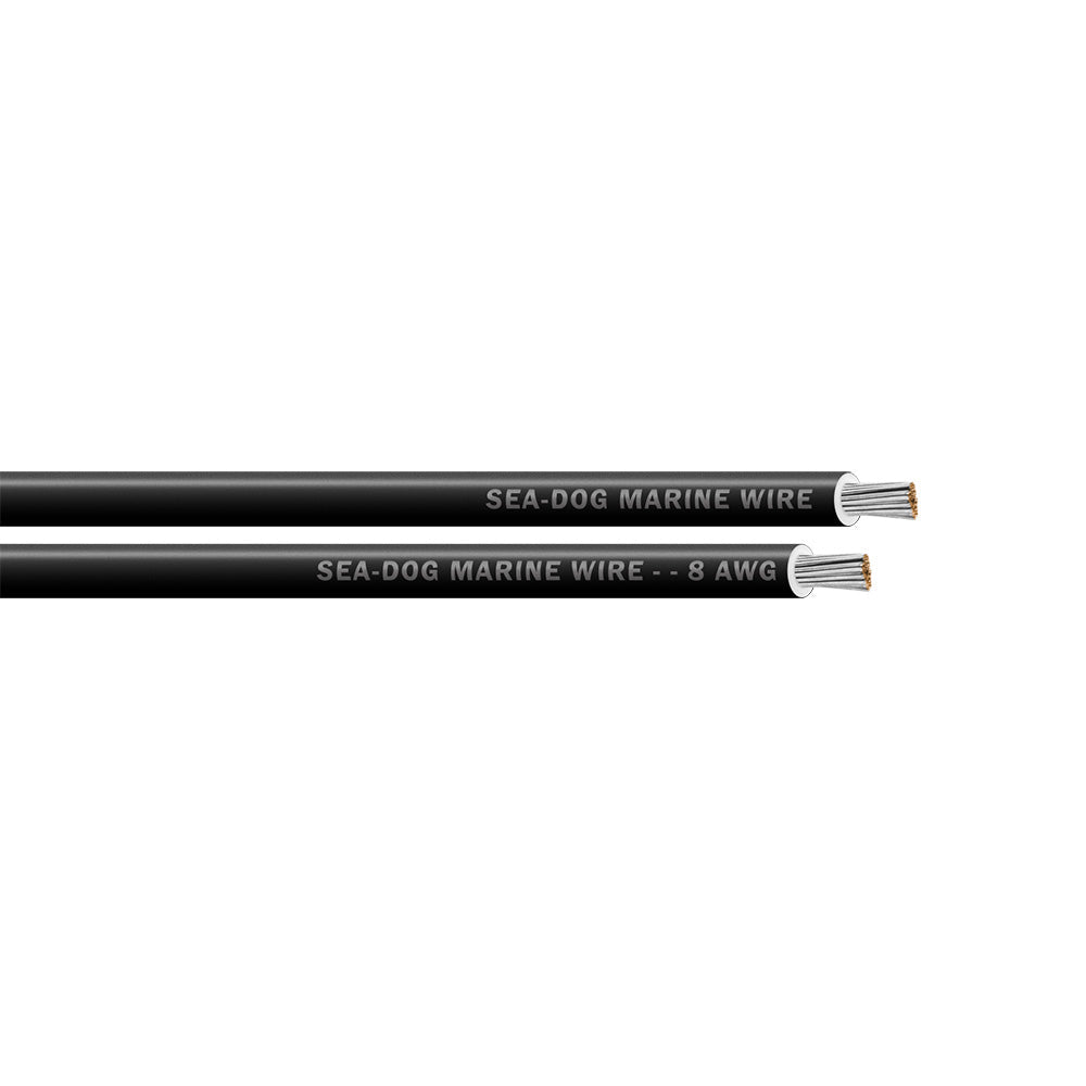 Sea-Dog 8 AWG Black Primary Wire - 250'
