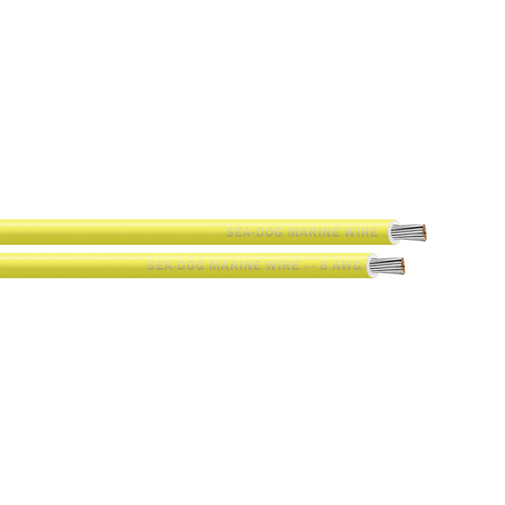 Sea-Dog 8 AWG Yellow Primary Wire - 50'