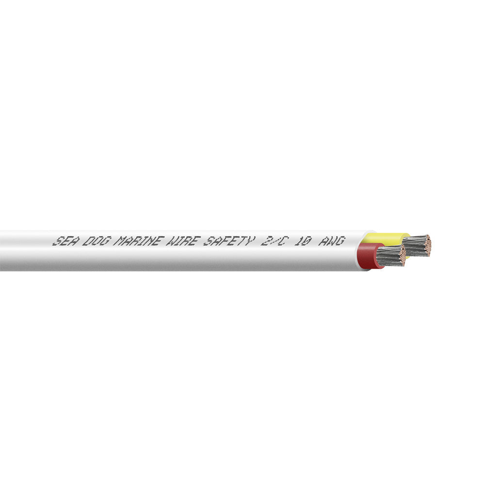 Sea-Dog 10/2 AWG Flat Duplex Safety Wire - Red/Yellow - 25'