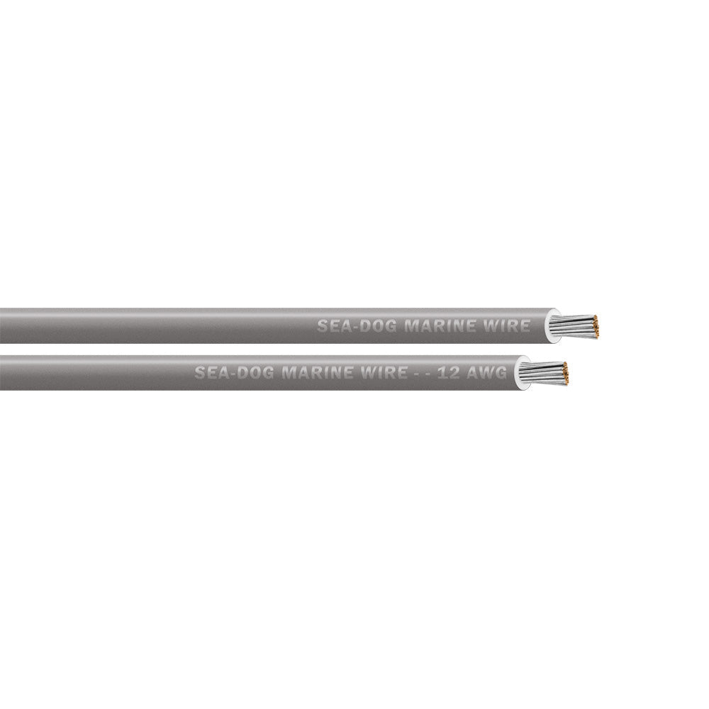 Sea-Dog 12 AWG Grey Primary Wire - 1000'