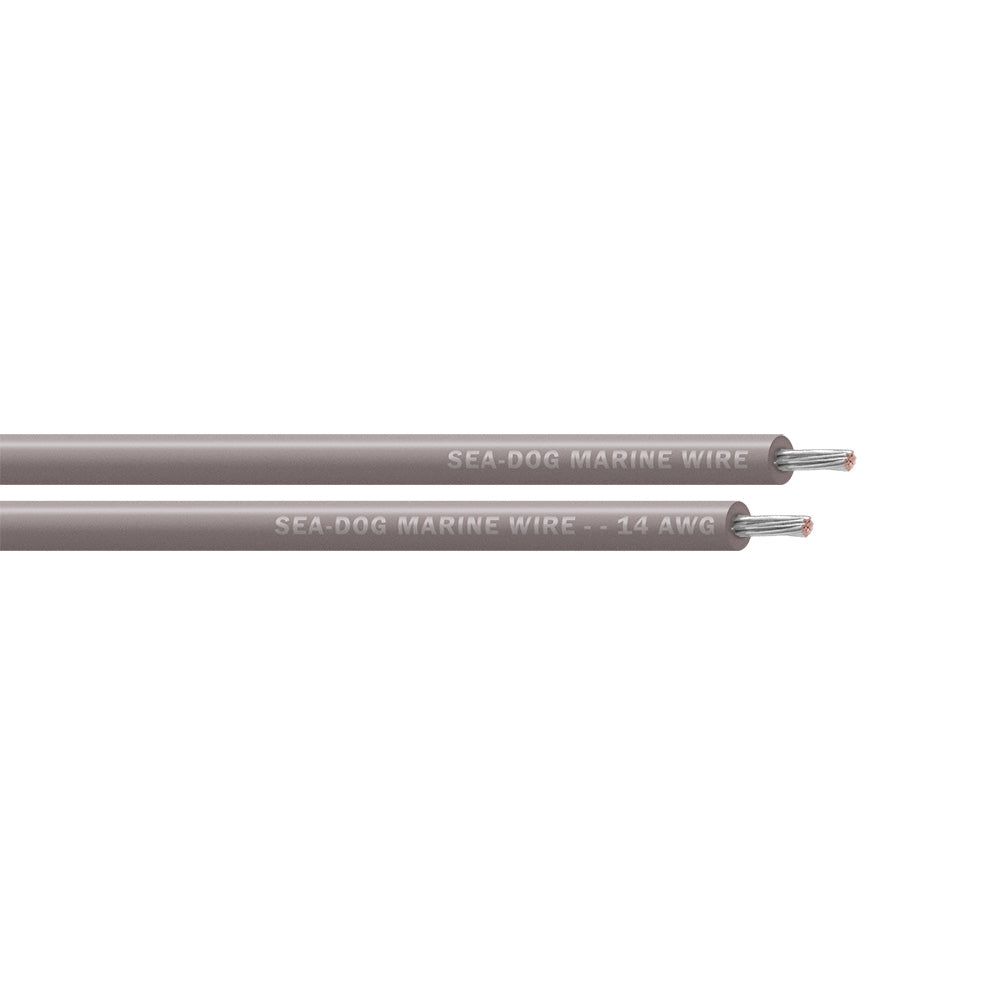 Sea-Dog 14 AWG Grey Primary Wire - 100'