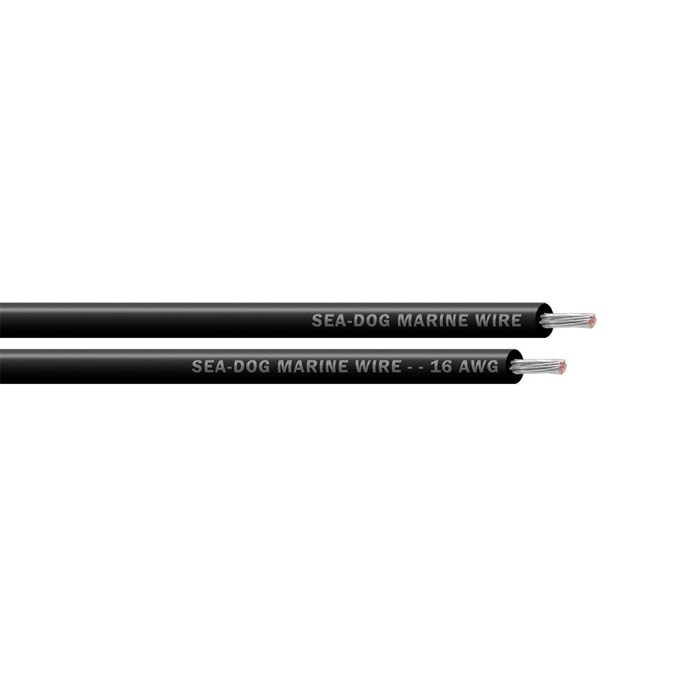 Sea-Dog 16 AWG Black Primary Wire - 250'