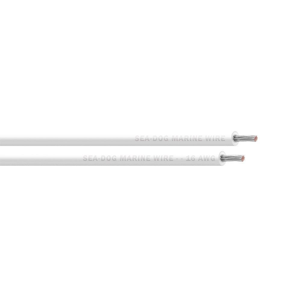Sea-Dog 16 AWG White Primary Wire - 250'