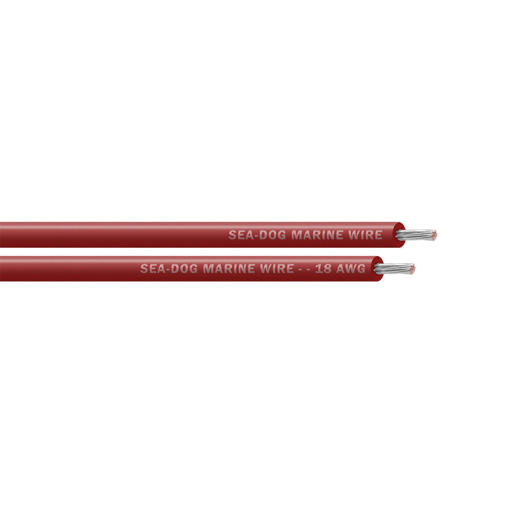 Sea-Dog 18 AWG Red Primary Wire - 100'