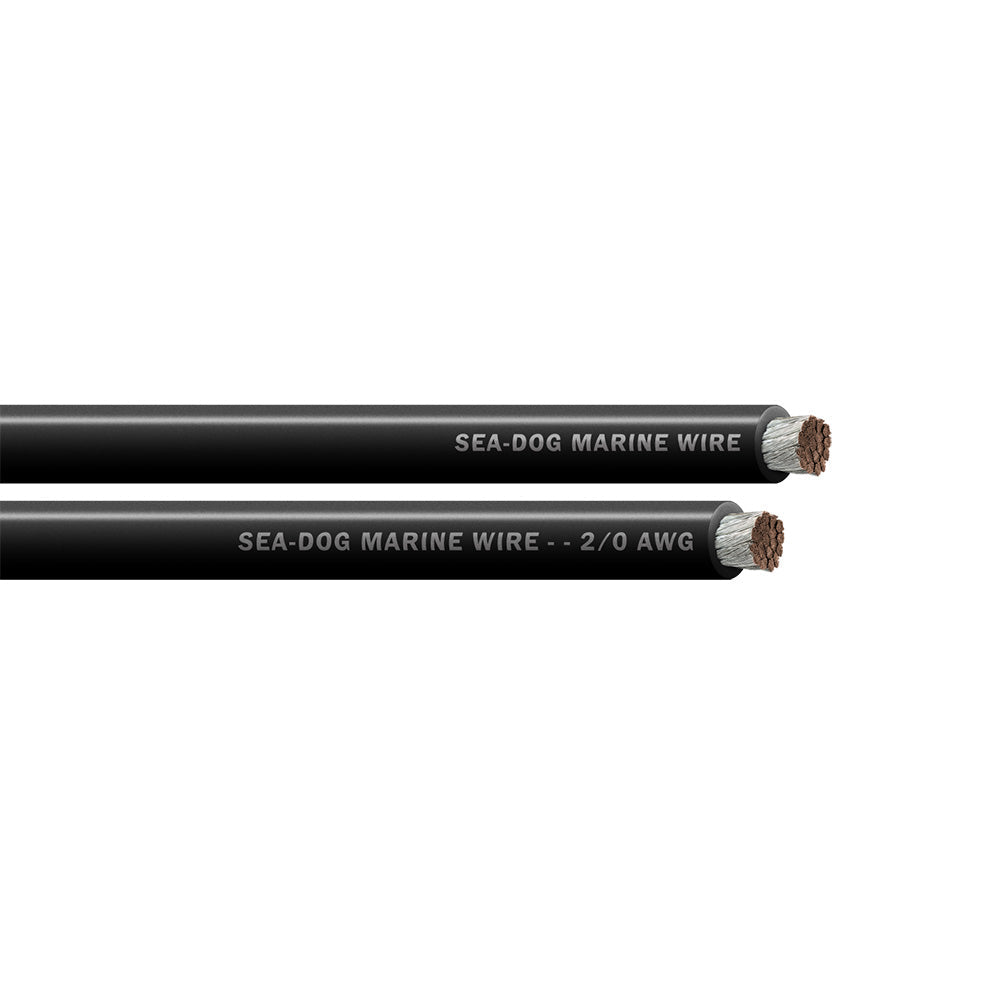 Sea-Dog 2/0 AWG Black Battery Cable - 50'