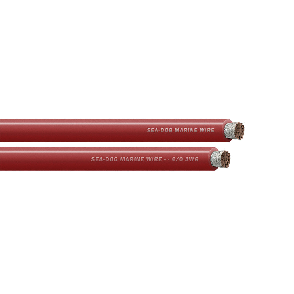 Sea-Dog 4/0 AWG Red Battery Cable - 50'