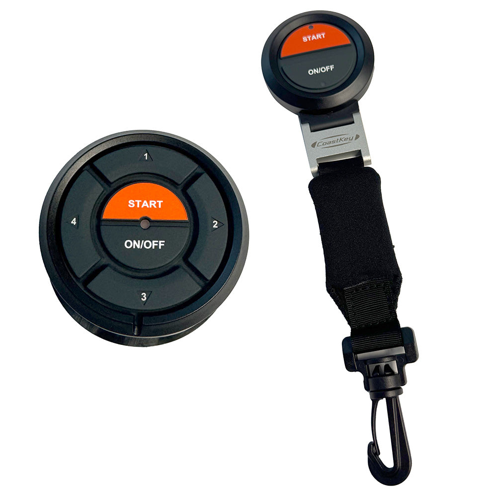 CoastKey Standard Quad Mercury Engine Keyless Ignition w/Keyless Stop/Start, Remote Stop/Start,  Ecos