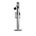 Powerwinch Saltwater Series Jack - 2500lb, Weld-On, Flat Plate, Zinc 500+ HR Salt Spray