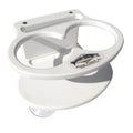 Deep Blue Marine Double Slim Can Drink Holder  Cell Phone - White