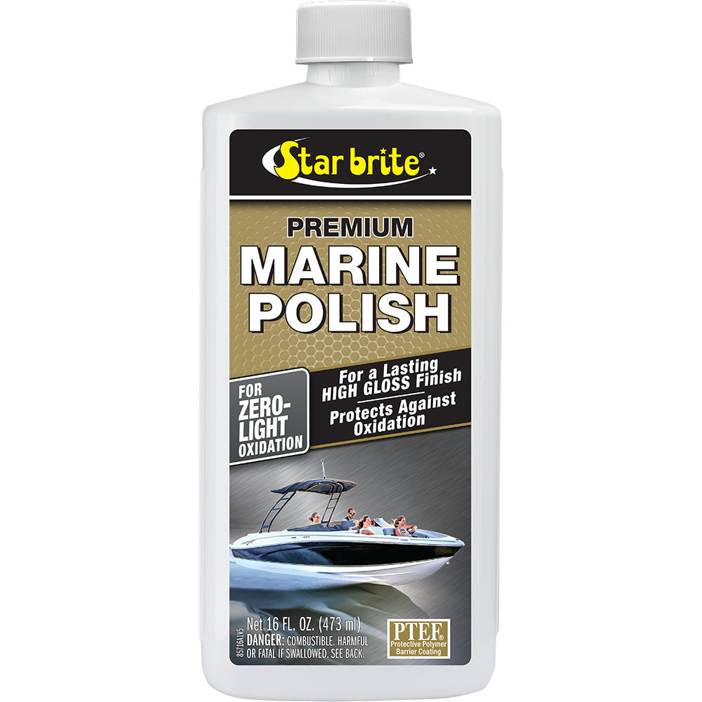 Star brite Premium Marine Polish - UV Protection  High Gloss Finish - 16 oz