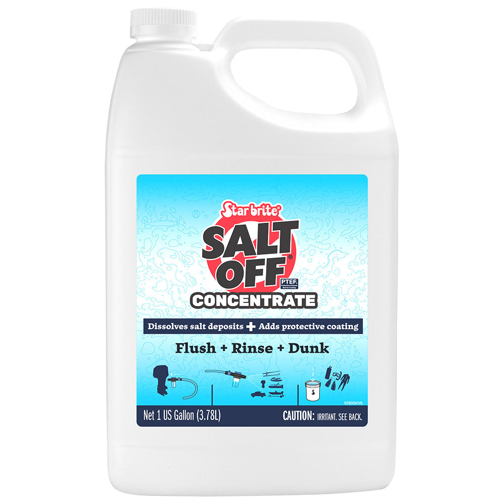 Star brite Salt Off - Concentrate- Salt Remover Wash  Engine Flush - 1 Gallon