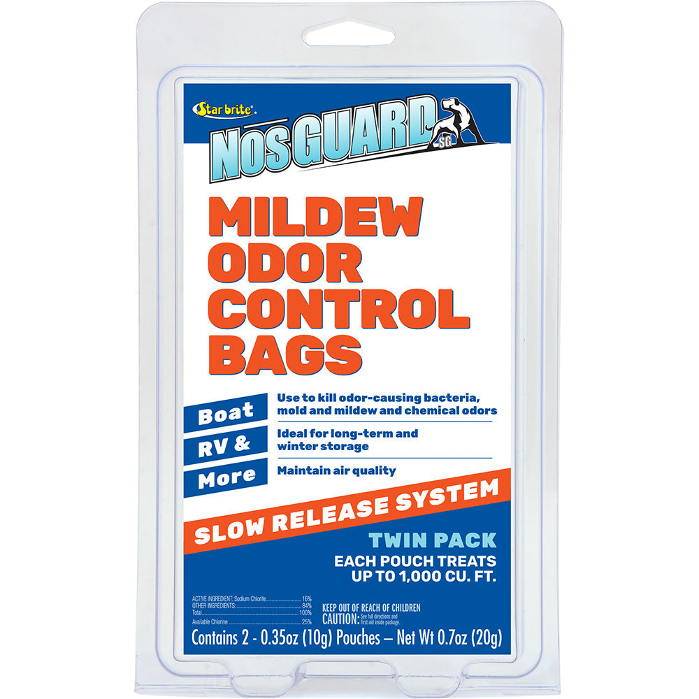 Star brite NosGUARD Mildew Odor Control Bags Slow Release System *2-Pack