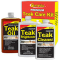 Star brite Premium Teak Care Kit - Step 1, Step 2,  Step 3 - 32 oz