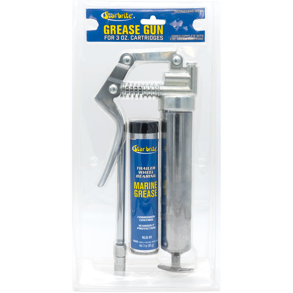 Star brite Pistol Grease Gun w/Marine-Grade Cartridge - 3 oz