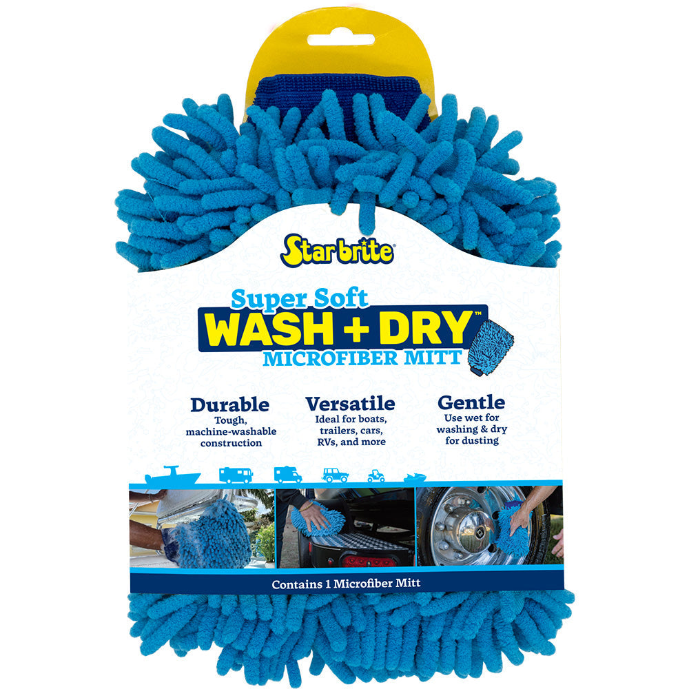 Star brite Machine Washable Microfiber Reggae Mitt