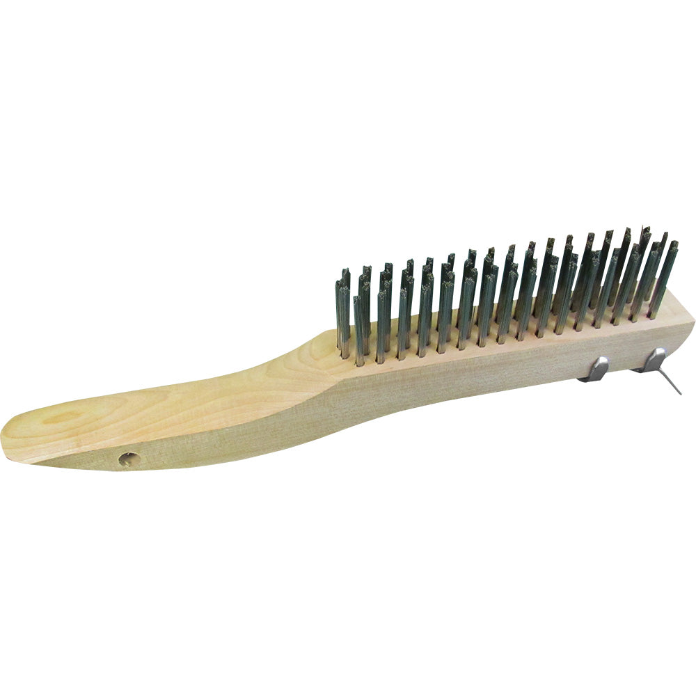 Star brite 10.5" Stainless Steel Bristle Brush w/Scraper