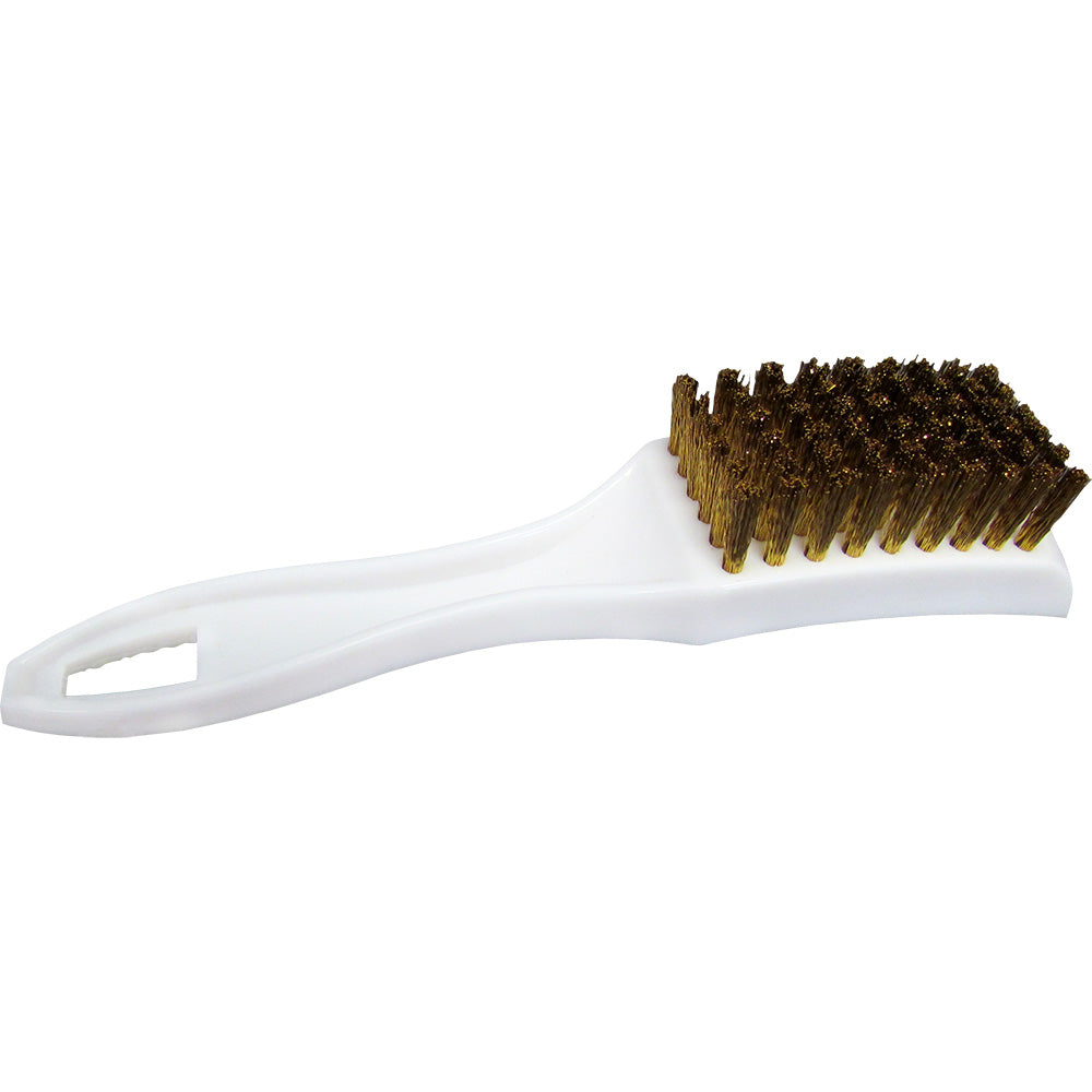 Star brite Small Plastic Utility Brush w/Brass Bristles