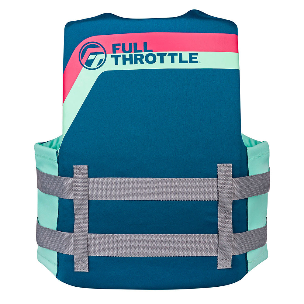 Full Throttle Adult Rapid-Dry Life Jacket - S/M - Aqua