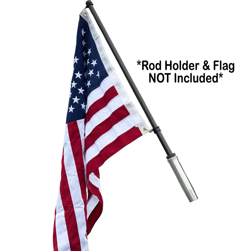 TACO Carbon Fiber Flag Pole w/J-Lock System - 54"