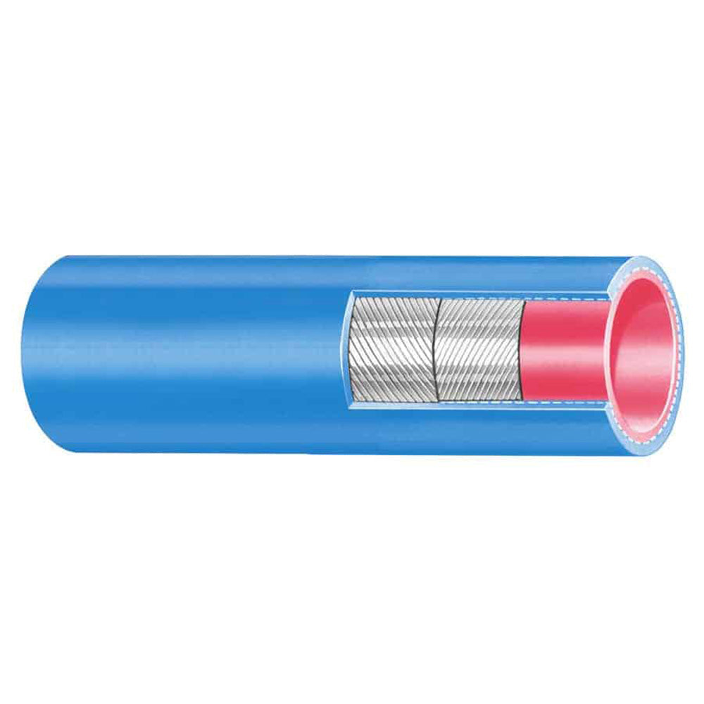 Trident Marine 5/8" x 50' Silicone  Rubber Heater Hose - Blue