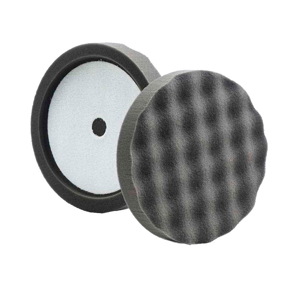 Lake Country Black Finishing Waffle Pro Recessed Pad 8" x 1.5"