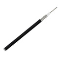 Pacer RG58AU Coax Cable Stranded TV Cond TV Braid - Black Jacket - 150'