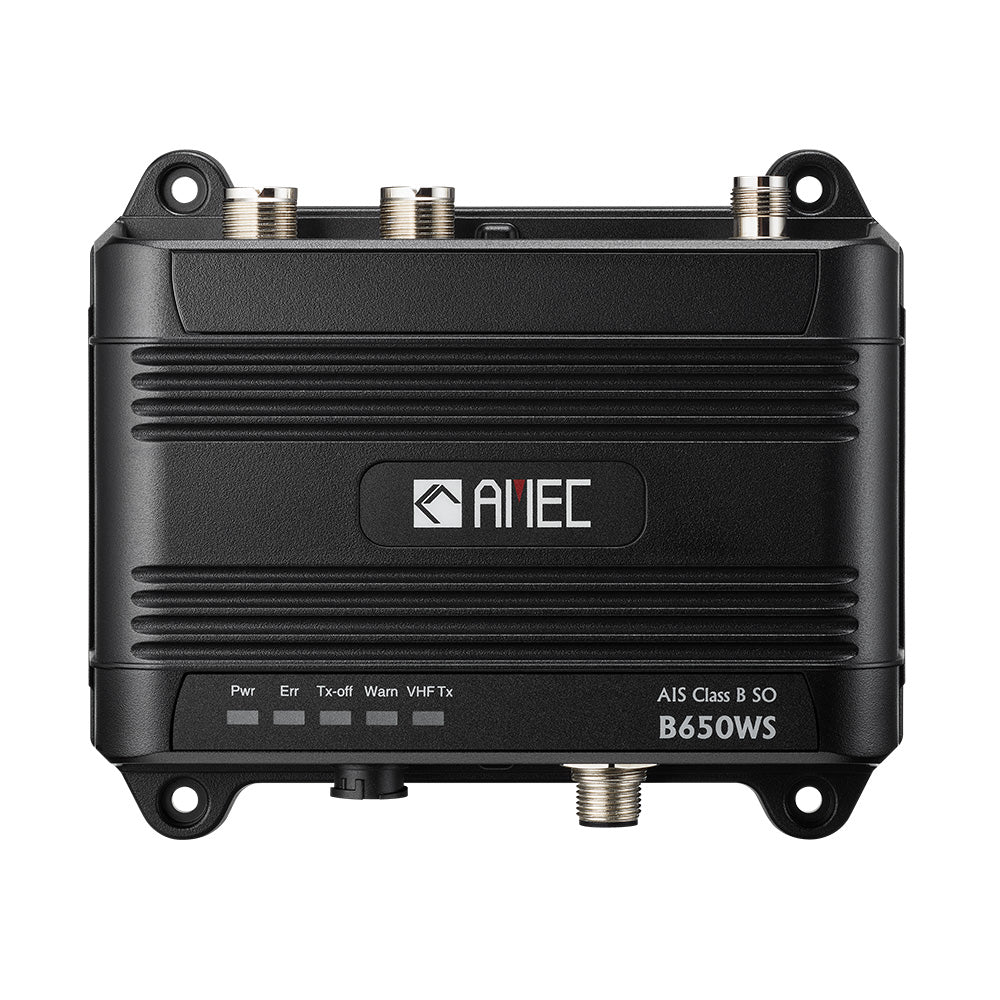 AMEC B650WS Class B AIS Transceiver w/WI-FI  VHF Antenna Splitter - 5W-SOTDMA, NMEA 2000, NMEA 0183, USB