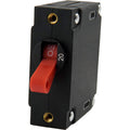 Egis A Series Red Toggle Panel Mount Circuit Breaker - Single Pole 20A