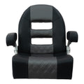 Springfield Console Helm Flip-Up - Black-Grey