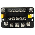 Egis MIDI 5 Circuit Fuse Block w/Sealed Cover - M8 Inputs - M6 Outputs