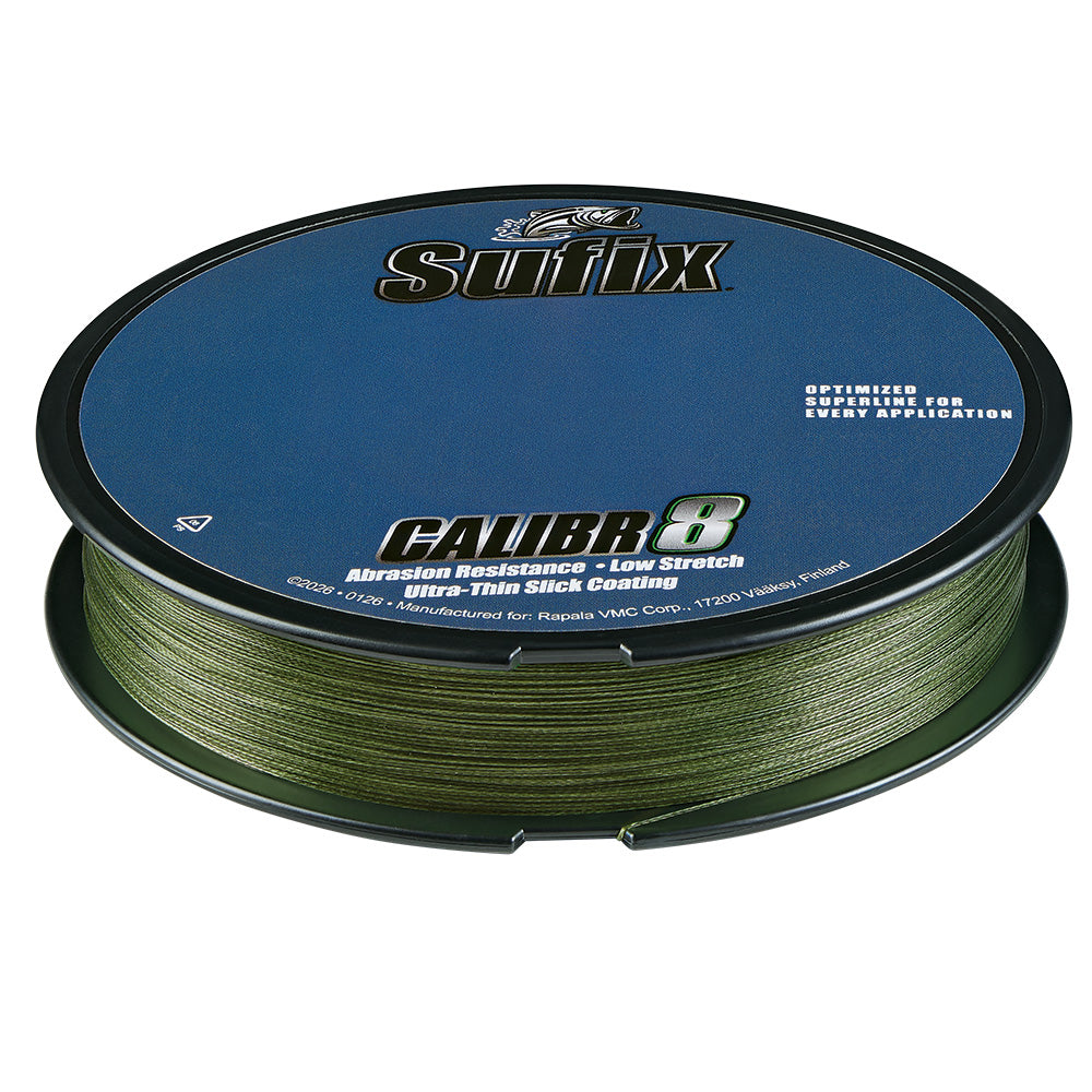 Sufix Calibr8 Braid 150yds 80lb - Low Vis Green