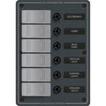 Blue Sea 8053 Slate Grey - 6 Position - Vertical