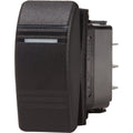 Blue Sea 8289 Water Resistant Contura III Switch - DPDT (ON)-OFF-ON - Black