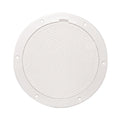 Beckson 6" Non-Skid Pry-Out Deck Plate - White