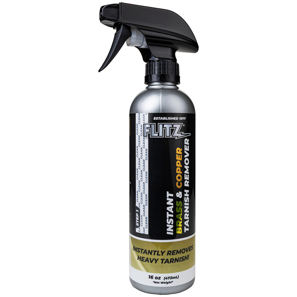 Flitz Instant Brass & Copper Tarnish Remover - 16. oz Spray