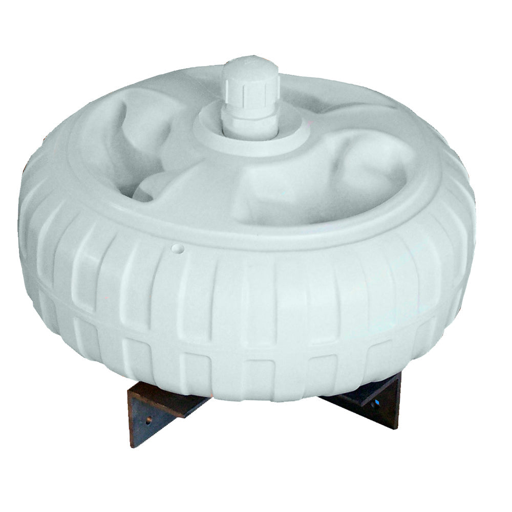 Dock Edge Inflatable Dock Wheel - 18" - White
