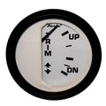 Faria Euro White 2" Trim Gauge f/ Mercury / Mariner /Mercruiser/Volvo DP/ Yamaha 01 and Newer