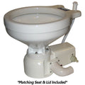 Raritan Sea Era QC Toilet - Household Style - Freshwater Solenoid - Straight  90 Discharge - Smart Toilet Control - 12v